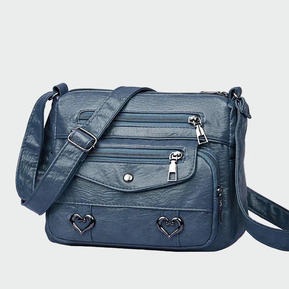 Magdaléna Romantická Luxusní Kožená Kapsová Kabelka