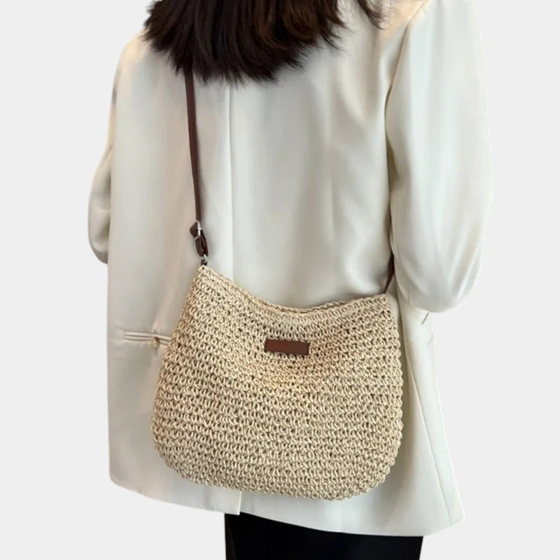 Edita | Slaměná Kabelka Přes Rameno