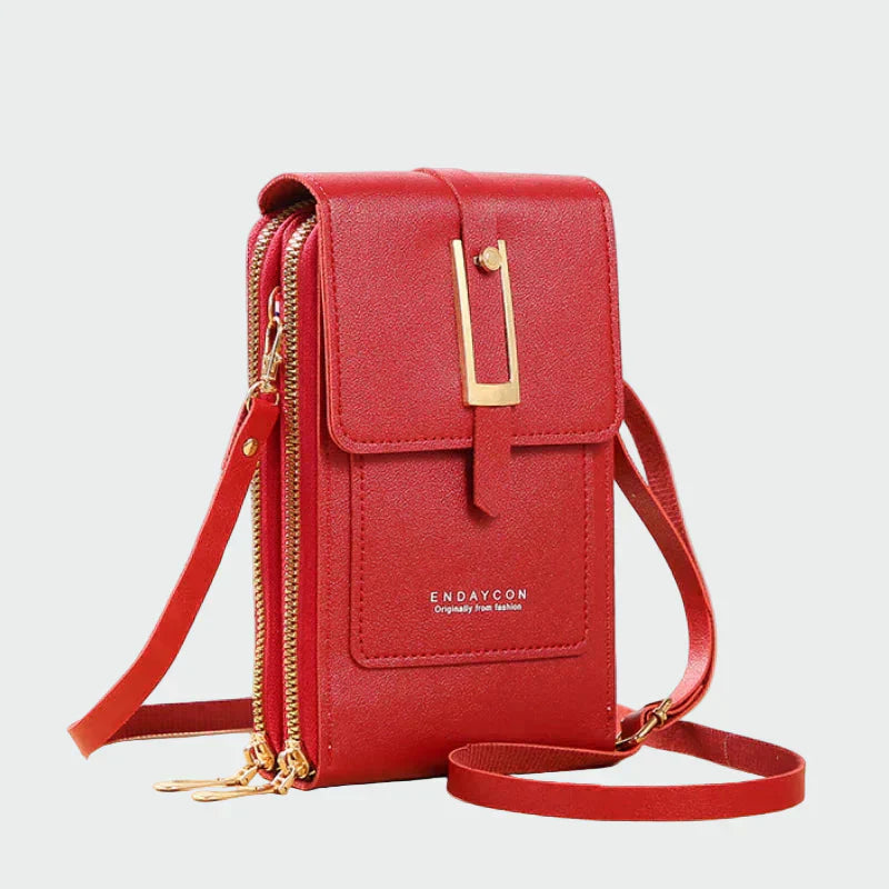 Věnceslava Sofistikovaná Kožená Kabelka Přes Rameno