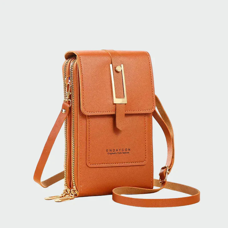 Věnceslava Sofistikovaná Kožená Kabelka Přes Rameno