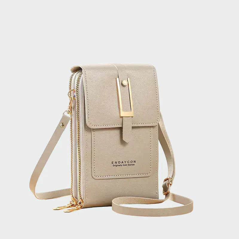 Věnceslava Sofistikovaná Kožená Kabelka Přes Rameno